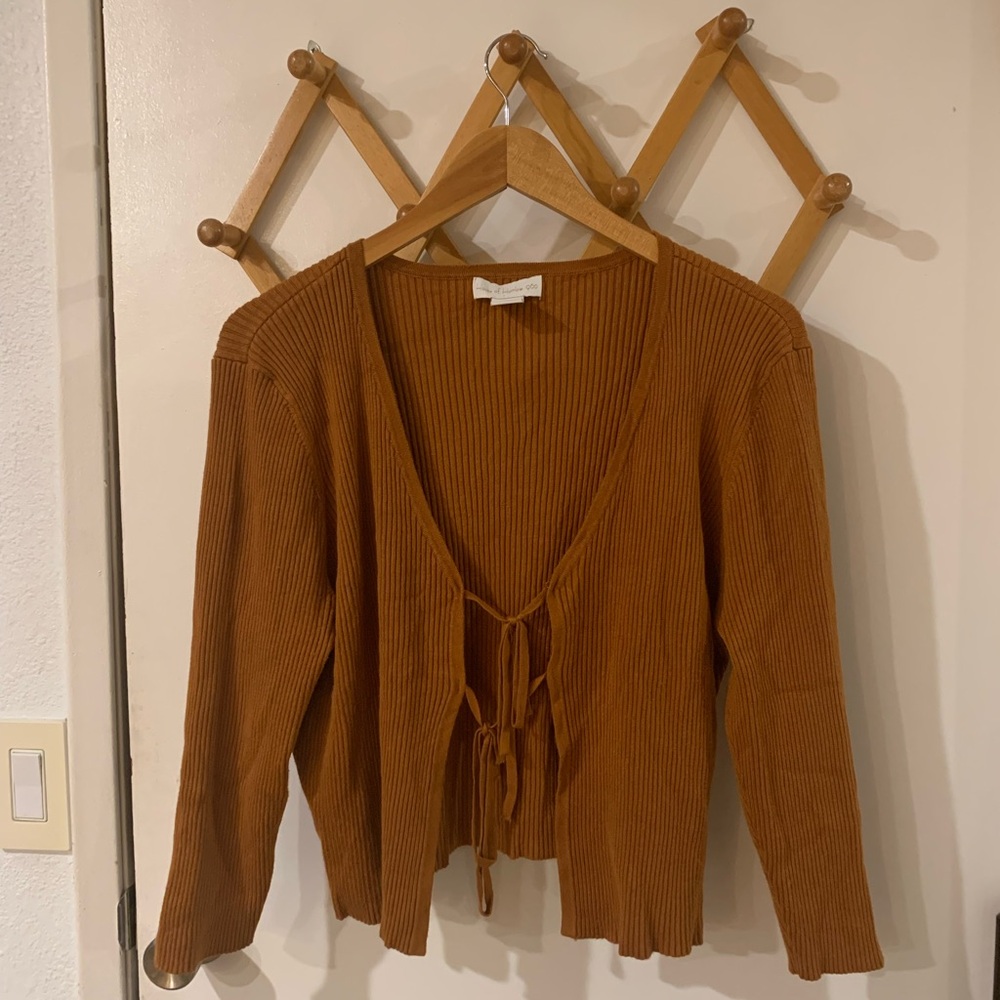 House of Harlow 1960 tie front cardigan, size XL